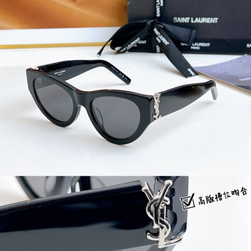 Cheap Yves Saint Laurent YSL AAA Quality Sunglasses #1214122 Replica Wholesale [$60.00 USD] [ITEM#1214122] on Replica Yves Saint Laurent YSL AAA Quality Sunglasses