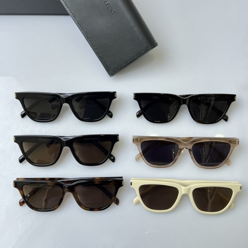 Cheap Yves Saint Laurent YSL AAA Quality Sunglasses #1214127 Replica Wholesale [$60.00 USD] [ITEM#1214127] on Replica Yves Saint Laurent YSL AAA Quality Sunglasses