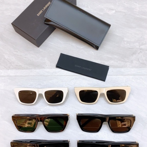 Cheap Yves Saint Laurent YSL AAA Quality Sunglasses #1214133 Replica Wholesale [$56.00 USD] [ITEM#1214133] on Replica Yves Saint Laurent YSL AAA Quality Sunglasses