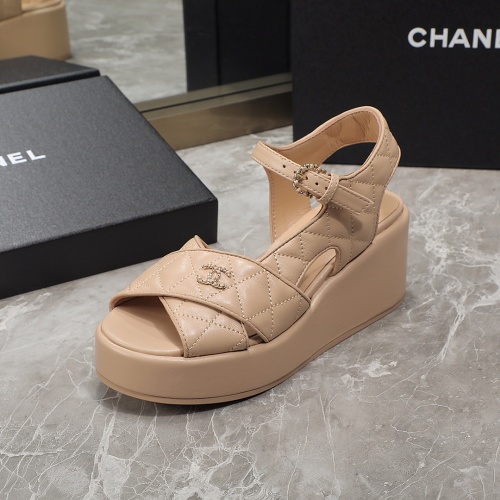 Cheap Chanel Sandal For Women #1214193 Replica Wholesale [$98.00 USD] [ITEM#1214193] on Replica Chanel Sandal