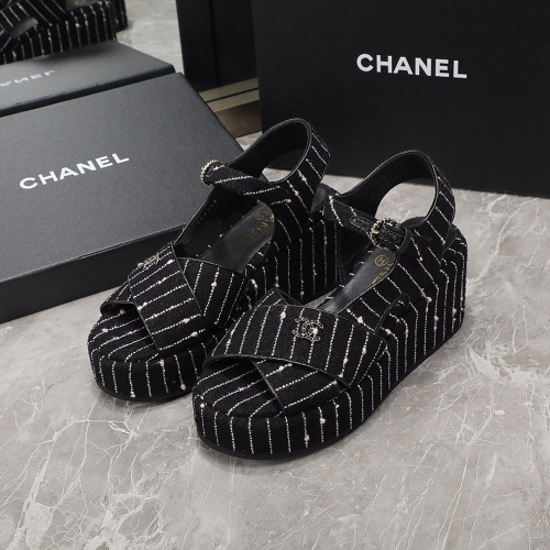 Cheap Chanel Sandal For Women #1214196 Replica Wholesale [$92.00 USD] [ITEM#1214196] on Replica Chanel Sandal