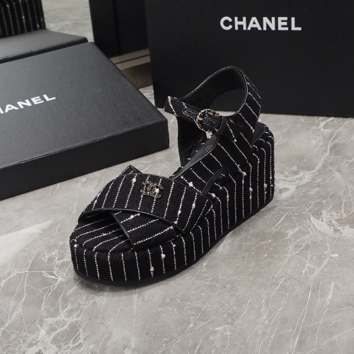 Cheap Chanel Sandal For Women #1214196 Replica Wholesale [$92.00 USD] [ITEM#1214196] on Replica Chanel Sandal