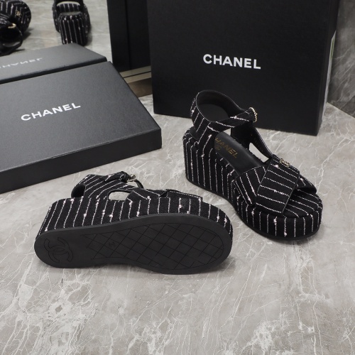 Cheap Chanel Sandal For Women #1214196 Replica Wholesale [$92.00 USD] [ITEM#1214196] on Replica Chanel Sandal