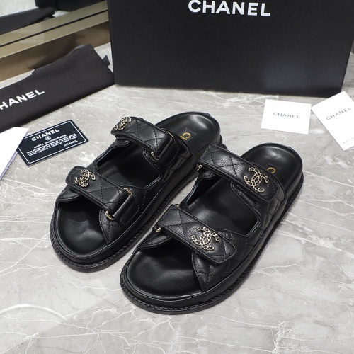 Cheap Chanel Slippers For Women #1214199 Replica Wholesale [$105.00 USD] [ITEM#1214199] on Replica Chanel Slippers