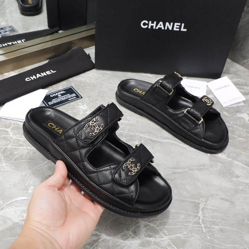 Cheap Chanel Slippers For Women #1214199 Replica Wholesale [$105.00 USD] [ITEM#1214199] on Replica Chanel Slippers