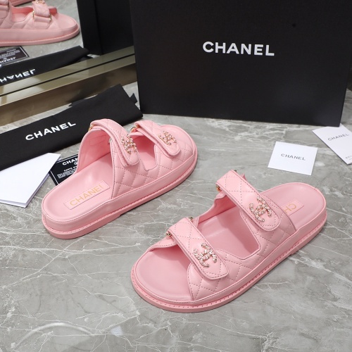 Cheap Chanel Slippers For Women #1214201 Replica Wholesale [$105.00 USD] [ITEM#1214201] on Replica Chanel Slippers