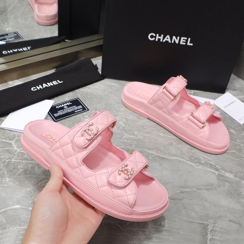 Cheap Chanel Slippers For Women #1214201 Replica Wholesale [$105.00 USD] [ITEM#1214201] on Replica Chanel Slippers