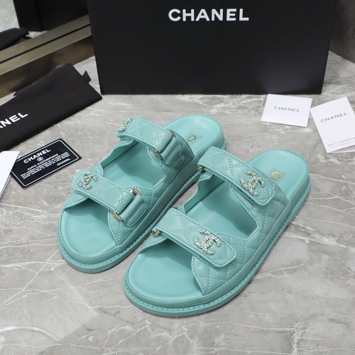 Cheap Chanel Slippers For Women #1214202 Replica Wholesale [$105.00 USD] [ITEM#1214202] on Replica Chanel Slippers