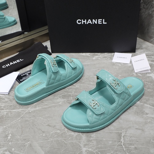 Cheap Chanel Slippers For Women #1214202 Replica Wholesale [$105.00 USD] [ITEM#1214202] on Replica Chanel Slippers