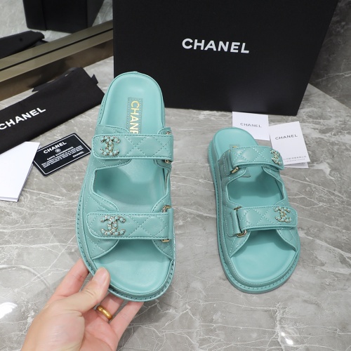 Cheap Chanel Slippers For Women #1214202 Replica Wholesale [$105.00 USD] [ITEM#1214202] on Replica Chanel Slippers