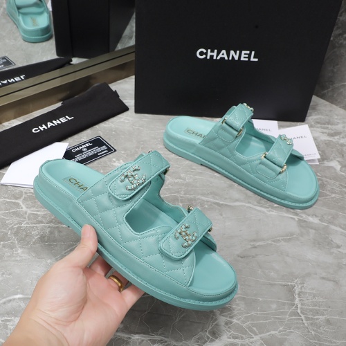 Cheap Chanel Slippers For Women #1214202 Replica Wholesale [$105.00 USD] [ITEM#1214202] on Replica Chanel Slippers