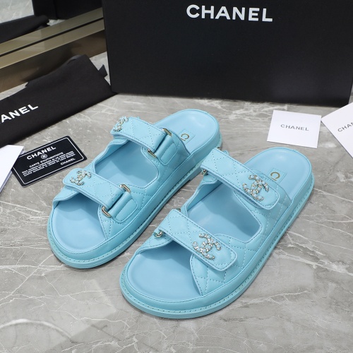 Cheap Chanel Slippers For Women #1214203 Replica Wholesale [$105.00 USD] [ITEM#1214203] on Replica Chanel Slippers