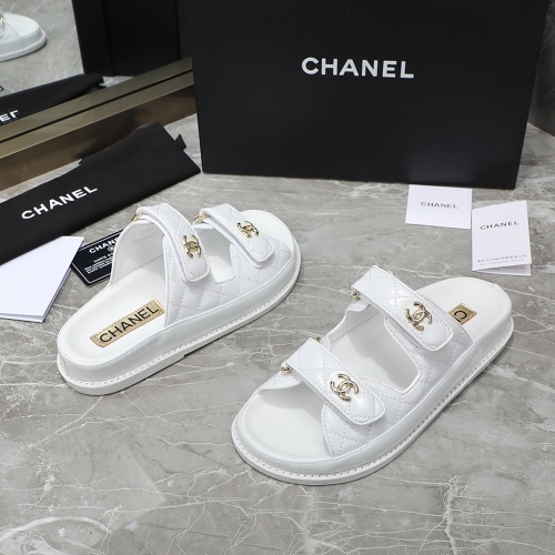 Cheap Chanel Slippers For Women #1214205 Replica Wholesale [$105.00 USD] [ITEM#1214205] on Replica Chanel Slippers