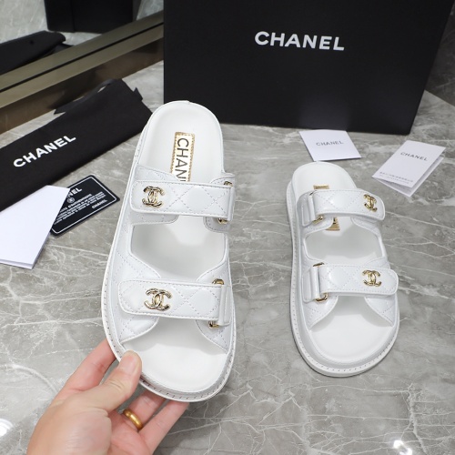 Cheap Chanel Slippers For Women #1214205 Replica Wholesale [$105.00 USD] [ITEM#1214205] on Replica Chanel Slippers