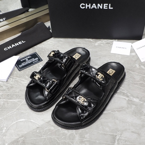 Cheap Chanel Slippers For Women #1214206 Replica Wholesale [$105.00 USD] [ITEM#1214206] on Replica Chanel Slippers