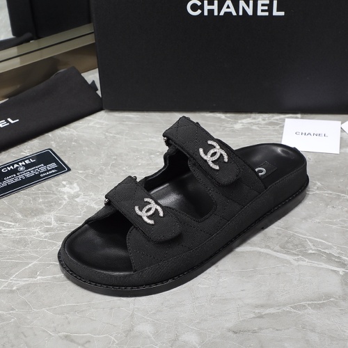 Cheap Chanel Slippers For Women #1214207 Replica Wholesale [$105.00 USD] [ITEM#1214207] on Replica Chanel Slippers