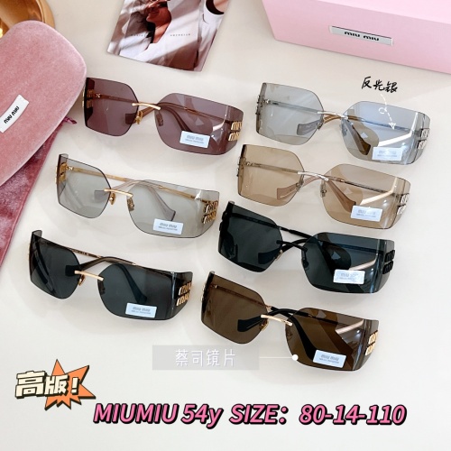 Cheap MIU MIU AAA Quality Sunglasses #1214398 Replica Wholesale [$72.00 USD] [ITEM#1214398] on Replica MIU MIU AAA Sunglasses