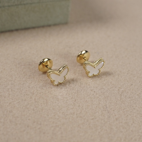 Cheap Van Cleef &amp; Arpels Earrings For Women #1214519 Replica Wholesale [$48.00 USD] [ITEM#1214519] on Replica Van Cleef &amp; Arpels Earrings