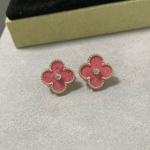 Cheap Van Cleef &amp; Arpels Earrings For Women #1214526 Replica Wholesale [$68.00 USD] [ITEM#1214526] on Replica Van Cleef &amp; Arpels Earrings