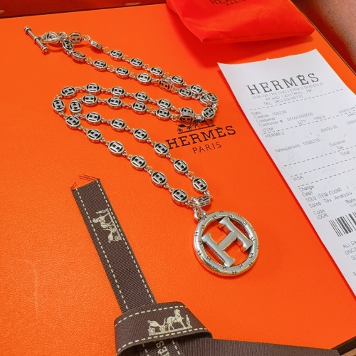 Cheap Hermes Necklaces #1214697 Replica Wholesale [$56.00 USD] [ITEM#1214697] on Replica Hermes Necklaces