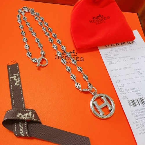 Cheap Hermes Necklaces #1214697 Replica Wholesale [$56.00 USD] [ITEM#1214697] on Replica Hermes Necklaces