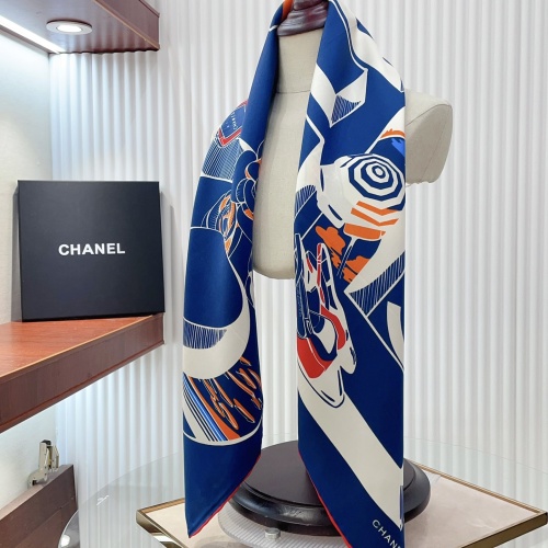 Cheap Chanel Silk Squares For Women #1214729 Replica Wholesale [$52.00 USD] [ITEM#1214729] on Replica Chanel Scarves