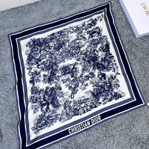 Cheap Christian Dior Silk Squares For Women #1214781 Replica Wholesale [$52.00 USD] [ITEM#1214781] on Replica Christian Dior Scarf