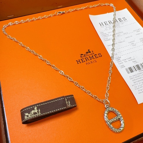 Cheap Hermes Necklaces #1214810 Replica Wholesale [$42.00 USD] [ITEM#1214810] on Replica Hermes Necklaces