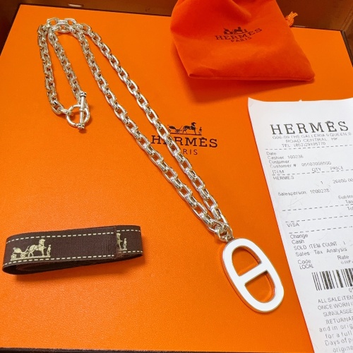 Cheap Hermes Necklaces #1214814 Replica Wholesale [$56.00 USD] [ITEM#1214814] on Replica Hermes Necklaces