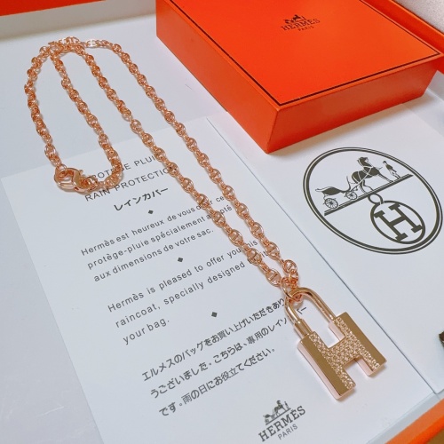 Cheap Hermes Necklaces #1214946 Replica Wholesale [$42.00 USD] [ITEM#1214946] on Replica Hermes Necklaces