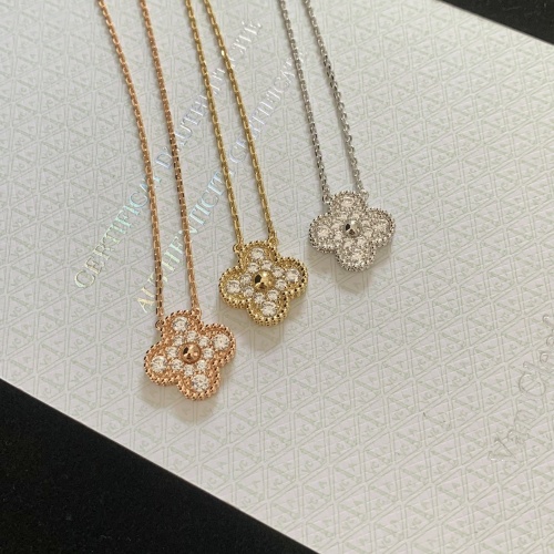 Cheap Van Cleef &amp; Arpels Necklaces For Women #1214995 Replica Wholesale [$48.00 USD] [ITEM#1214995] on Replica Van Cleef &amp; Arpels Necklaces