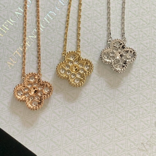 Cheap Van Cleef &amp; Arpels Necklaces For Women #1214995 Replica Wholesale [$48.00 USD] [ITEM#1214995] on Replica Van Cleef &amp; Arpels Necklaces