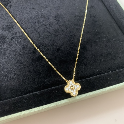 Cheap Van Cleef &amp; Arpels Necklaces For Women #1214996 Replica Wholesale [$48.00 USD] [ITEM#1214996] on Replica Van Cleef &amp; Arpels Necklaces