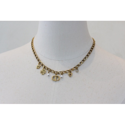 Cheap Christian Dior Necklaces #1215025 Replica Wholesale [$56.00 USD] [ITEM#1215025] on Replica Christian Dior Necklaces