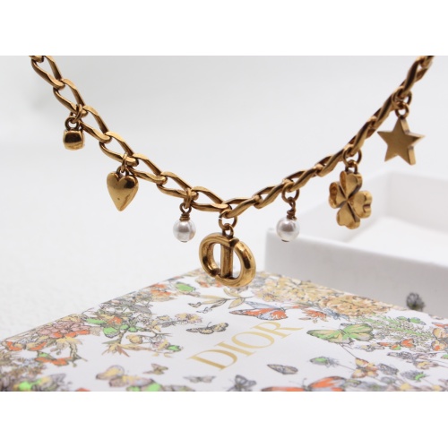 Cheap Christian Dior Necklaces #1215025 Replica Wholesale [$56.00 USD] [ITEM#1215025] on Replica Christian Dior Necklaces