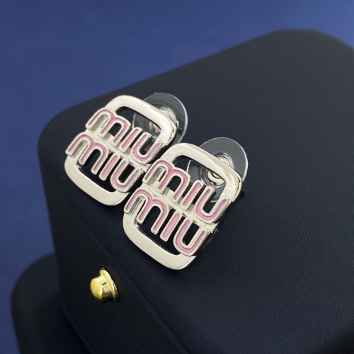 Cheap MIU MIU Earrings For Women #1215098 Replica Wholesale [$29.00 USD] [ITEM#1215098] on Replica MIU MIU Earrings