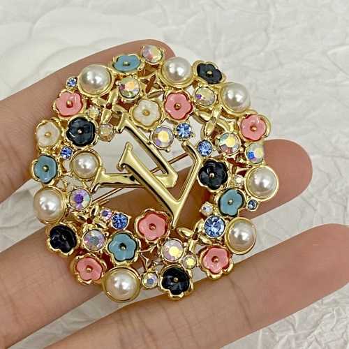 Cheap Louis Vuitton LV Brooches For Women #1215110 Replica Wholesale [$42.00 USD] [ITEM#1215110] on Replica Louis Vuitton LV Brooches