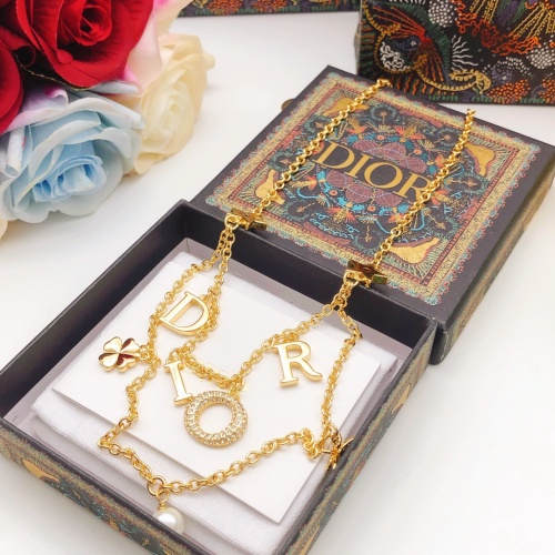 Cheap Christian Dior Necklaces #1215124 Replica Wholesale [$36.00 USD] [ITEM#1215124] on Replica Christian Dior Necklaces