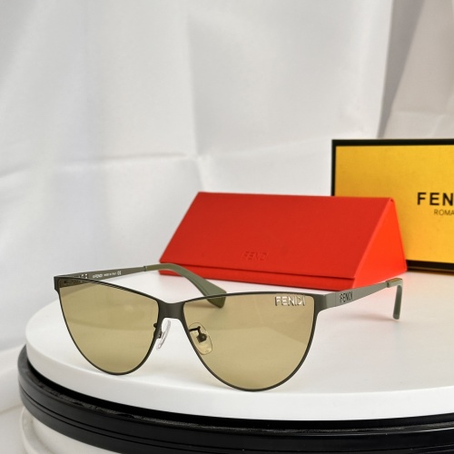 Cheap Fendi AAA Quality Sunglasses #1215354 Replica Wholesale [$64.00 USD] [ITEM#1215354] on Replica Fendi AAA Quality Sunglasses