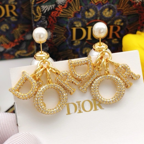 Cheap Christian Dior Earrings For Women #1215357 Replica Wholesale [$34.00 USD] [ITEM#1215357] on Replica Christian Dior Earrings