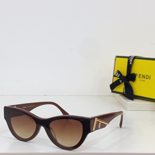 Cheap Fendi AAA Quality Sunglasses #1215371 Replica Wholesale [$60.00 USD] [ITEM#1215371] on Replica Fendi AAA Quality Sunglasses