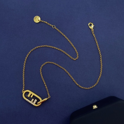 Cheap Fendi Necklaces #1215425 Replica Wholesale [$29.00 USD] [ITEM#1215425] on Replica Fendi Necklaces