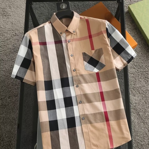 Cheap Burberry Shirts Short Sleeved For Men #1215592 Replica Wholesale [$38.00 USD] [ITEM#1215592] on Replica Burberry Shirts