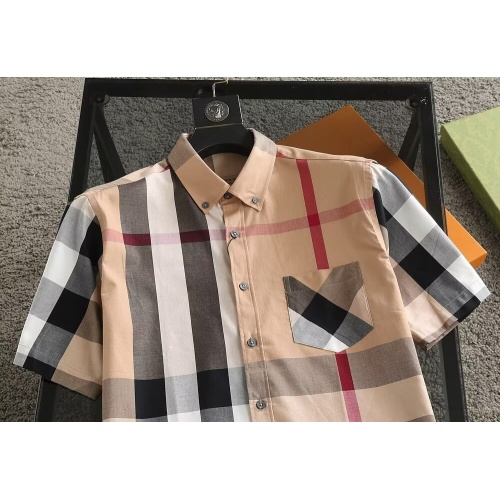 Cheap Burberry Shirts Short Sleeved For Men #1215592 Replica Wholesale [$38.00 USD] [ITEM#1215592] on Replica Burberry Shirts