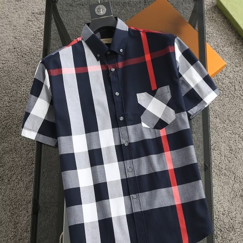 Cheap Burberry Shirts Short Sleeved For Men #1215593 Replica Wholesale [$38.00 USD] [ITEM#1215593] on Replica Burberry Shirts