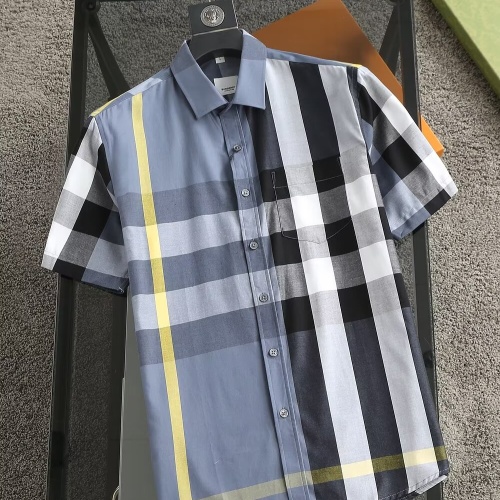 Cheap Burberry Shirts Short Sleeved For Men #1215596 Replica Wholesale [$38.00 USD] [ITEM#1215596] on Replica Burberry Shirts