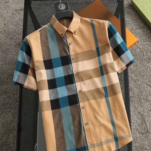 Cheap Burberry Shirts Short Sleeved For Men #1215600 Replica Wholesale [$36.00 USD] [ITEM#1215600] on Replica Burberry Shirts