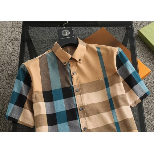 Cheap Burberry Shirts Short Sleeved For Men #1215600 Replica Wholesale [$36.00 USD] [ITEM#1215600] on Replica Burberry Shirts