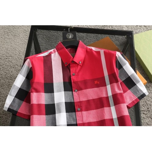 Cheap Burberry Shirts Short Sleeved For Men #1215601 Replica Wholesale [$36.00 USD] [ITEM#1215601] on Replica Burberry Shirts