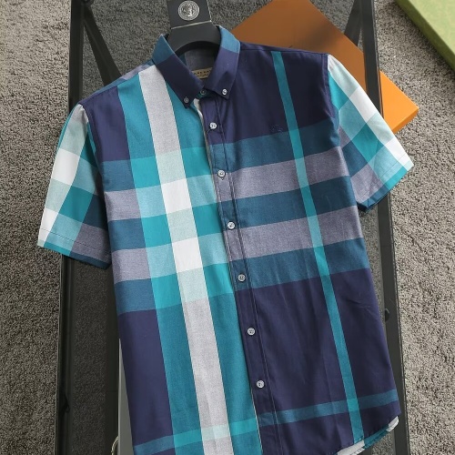 Cheap Burberry Shirts Short Sleeved For Men #1215602 Replica Wholesale [$36.00 USD] [ITEM#1215602] on Replica Burberry Shirts